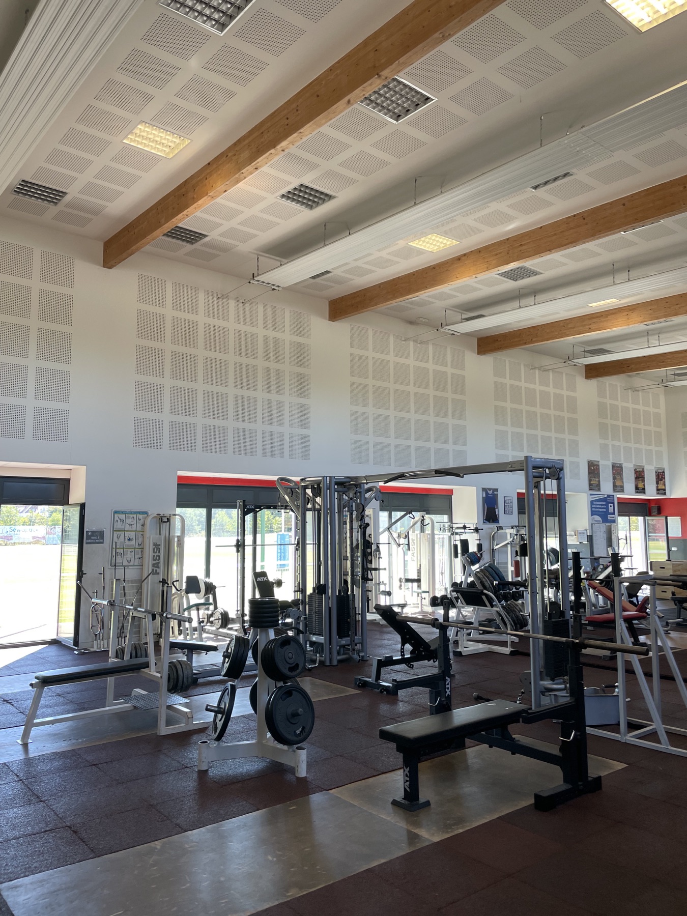 Vue actuelle des machines de musculation de la SHC Haguenau