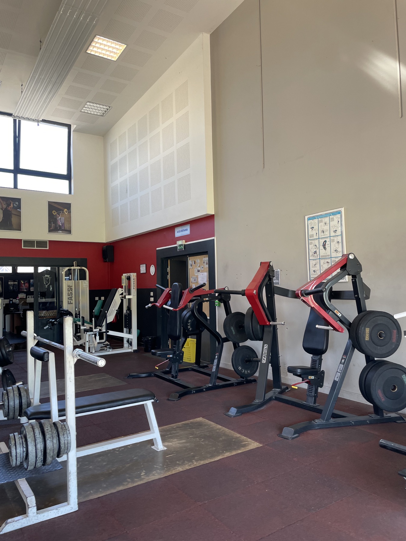 Machines de musculation de la SHC Haguenau